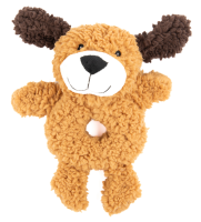 AROMADOG Rescue Игрушка для собак Собачка-кольцо 25 см с пищалкой, рыжая
