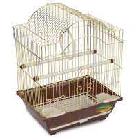 Триол Клетка для птиц, золото, 300*230*390 мм