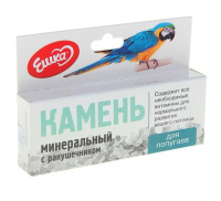 Ешка Минеральный камень с Ракушечником, для попугаев, 40 г.
