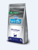 Farmina N&D Vet Life ULTRAHYPO, для взрослой кошки, диета при пищевой аллергии и непереносимости с ярко выраженной гиперчувсвтельностью, [уценка] (2кг)