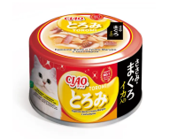 Inaba Ciao консервы для кошек куриное филе и тунец маруго с кальмаром 80 гр