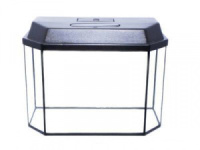 Стройков Аквариум Трапеция с зеркалом для петушка, в-20, ш-13, д-20