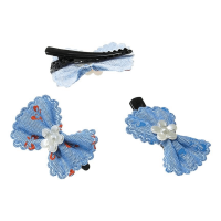 Бантик-заколка, 3,5 см, "Комильфо",15107 /8 шт.