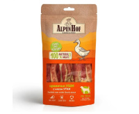 AlpenHof Лакомство Уши кроличьи с мясом утки для средних и крупных собак 80 г