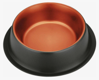 Миска металлическая интерьерная на силиконовой резинке "Лофт" ТРИОЛ [0.45л] (0,25л)