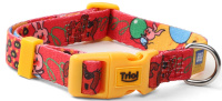 Ошейник нейлоновый СОЮЗМУЛЬТФИЛЬМ "Большой секрет" (S, красно-желтый, 15*270-370мм)