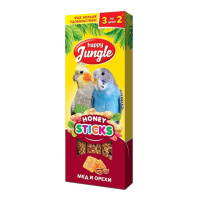 Happy Jungle Палочки для птиц, мед и орехи, 3 шт. 90 г.