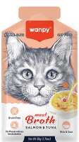 Wanpy Cat Пауч для кошек "Бульон" с лососем и тунцом 50 г