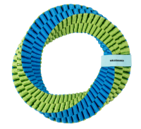 Игрушка Mr.Kranch для собак Плетеное кольцо-спираль диаметр 19 см зеленая