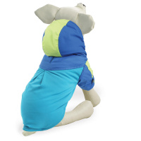 Попона утепленная "Мозаика", сине-голубая, серия BE TRENDY, Triol (М, размер 30см)