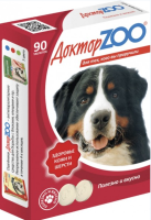 Доктор ZOO витамины для собак Здоровье кожи и шерсти, 90 таблеток [уценка]