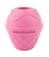 Игрушка Mr.Kranch для собак Мороженое 8*9 см розовая с ароматом бекона