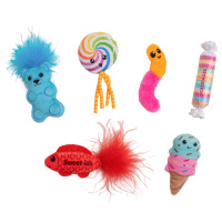 Catstages Dental игрушка для кошек "Вкусняшки" с кошачьей мятой 6 шт в комплекте