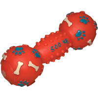 Зооник Игрушка для собак, Гантель 500 кг., 19 см