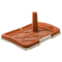 Туалет д/соб. со столбиком 47*34*6[20] см малый [коричневый] P159-02 /10/