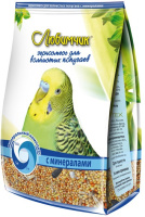 корм для волнистых попугаев с минералами, 500 г.