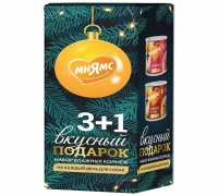 “Мнямс” набор влажных кормов для собак “На каждый день” 3+1 [34055]