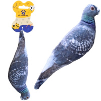 Игрушка для кошек мягкая реалистичная "Голубь" 20 см
