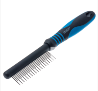 Расческа DeLIGHT с "кольцами" разнозубая 348LS /12/