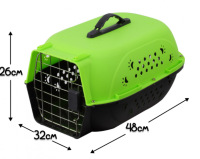 Авиа переноска для домашних животных "Чистый котик" зеленый HP-B015