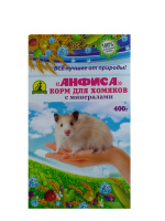 Корм АНФИСА Корм д/хомяков минералы 400гр. *14