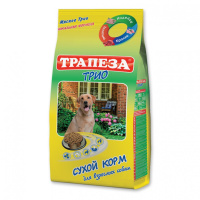 Трапеза ТРИО сухой корм для собак, говядина/индейка/кролик, 10 кг.