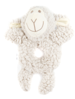 AROMADOG Senior Игрушка для собак Овечка-кольцо 23 см с пищалкой, серый [34001]