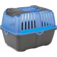 Beeztees Neyo Переноска для мелких животных, сине-серая 30*23*23