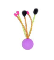 GoSi Игрушка-мячик для Кошек "Нарисуйка для кота" трубочки-пружинки и норка