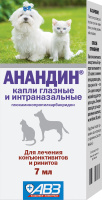 АВЗ Кап.глазные и интраназальные Анандин 7мл.д/к/с АВЗ 1*80
