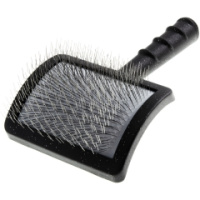 Пуходёрка DeLIGHT мягкий корд с длинным зубом большая, с большой ручкой 36852PL