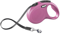 Рулетка Флекси [5м.35 кг] розовая лента 023334