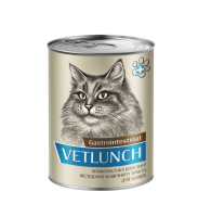 конс. Vetlunch Gastrointestinal для кошек Профилактика болезней желудочно-кишечного тракта, 340 гр
