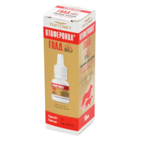 Капли ушные ТОП-ВЕТ ОТОФЕРОНОЛ ГОЛД от клеща и воспалений [лечение отодектоза], 10мл