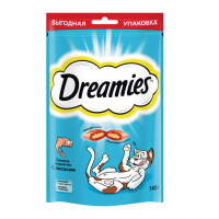 Dreamies для Взрослых Кошек с Лососем 140г
