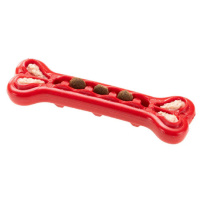 Игрушка - кость SMILE М, красная [термопластичный полиуретан]