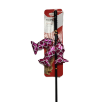 Камон Игрушка дразнилка - удочка с рыбками Длина 48 см (розовая)