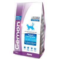 Джемон Cat корм для кошек взрослых с тунцом и лососем (1,5 кг)