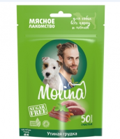 Molina Лакомство для собак всех пород и щенков стейк из ягненка и курицы, 50 г. [уценка] (50гр)