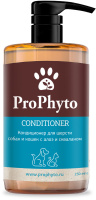 Кондиционер ProPhyto CONDITIONER с растительными экстрактами для увлажнения, укрепления и придания блеска шерсти собак и кошек, 250 мл (35014)