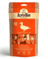 AlpenHof Лакомство Жевательные косточки с уткой для мелких собак и щенков, 50 г. [уценка]