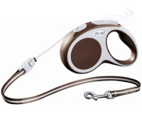 Рулетка Флекси Vario S[8м.12кг] коричневый трос 19337