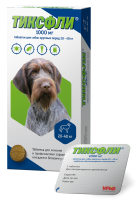 Тиксфли против блох и клещей [1 табл.] (20-40 кг, 1000 мг)