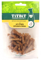 Титбит 025406 Кусочки крольчатины д/кошек Мясные снеки 40г [уценка]