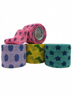 Pet Flex Бандаж с латексом "Рисунки" 7,5см*4,5м
