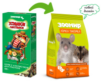 Зоомир Хомка-лакомка Корм для хомяков, 500 г.