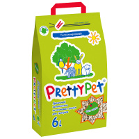 PrettyCat наполнитель для грызунов и птиц ОСИНОВЫЙ (6л (2кг))