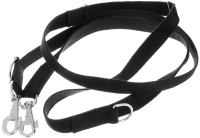 Каскад Поводок брезентовый переменной длины ширина 25 мм. длина 1,2-2,0 м со стальным карабином