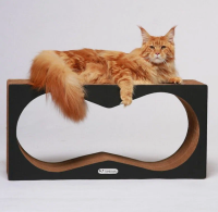 Когтеточка Конвекс черный 77х22х37 см. Томми Кэт