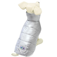 Попона двусторонняя утепленная "Серебро" серебристая Триол (XS, размер 20см)